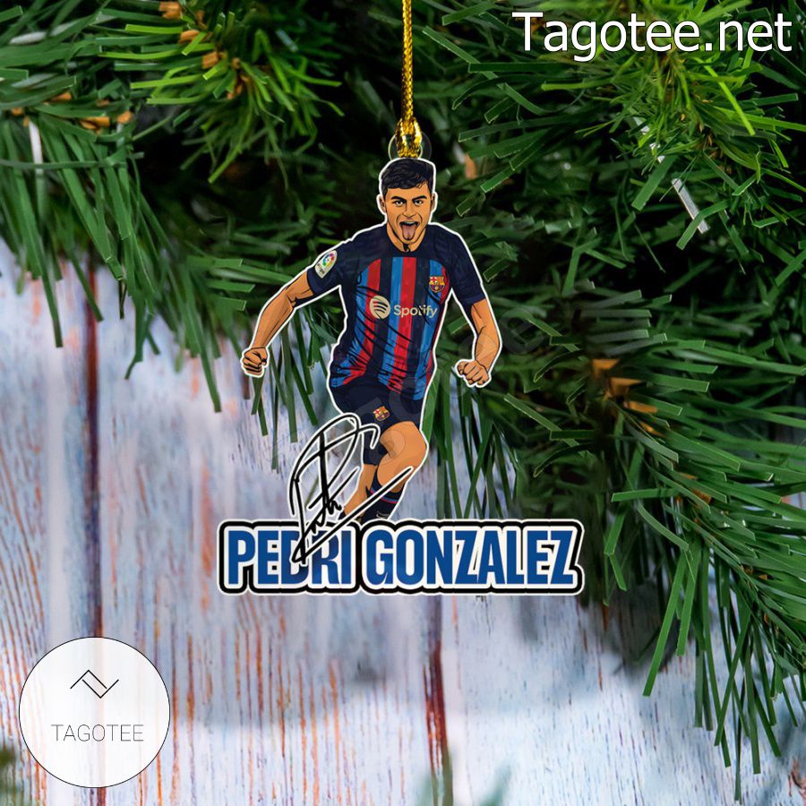 Barcelona - Pedri Xmas Ornament a