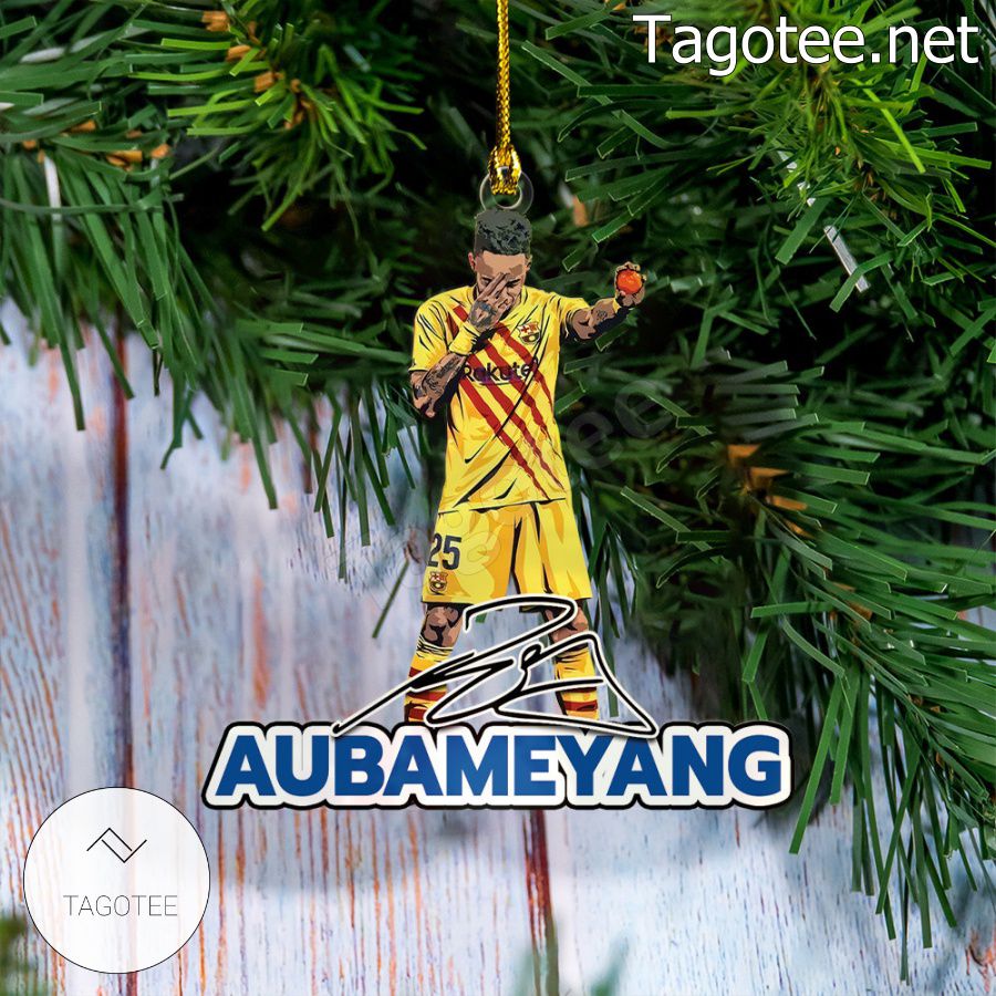 Barcelona - Pierre-Emerick Aubameyang Xmas Ornament a