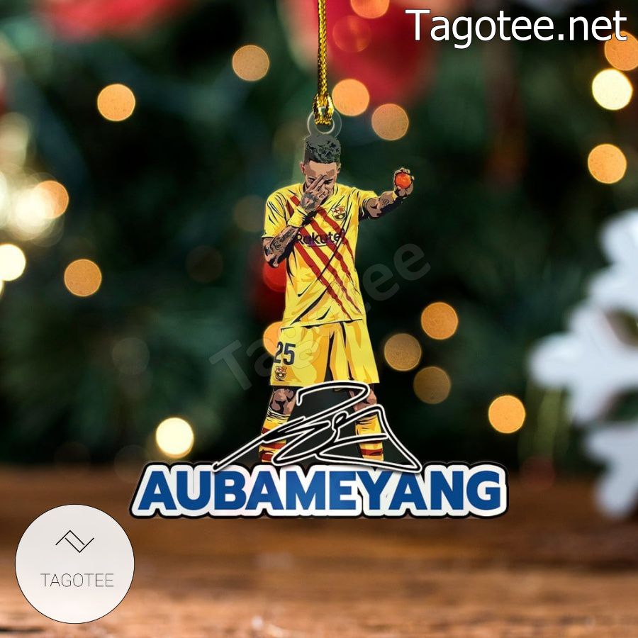 Barcelona - Pierre-Emerick Aubameyang Xmas Ornament