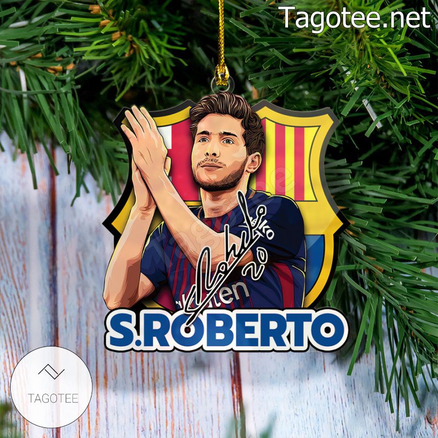 Barcelona - Sergi Roberto Xmas Ornament a