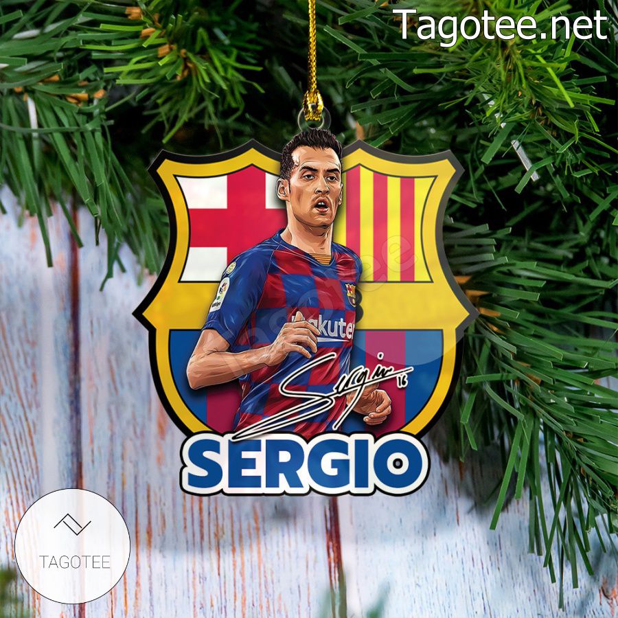 Barcelona - Sergio Busquets Xmas Ornament a