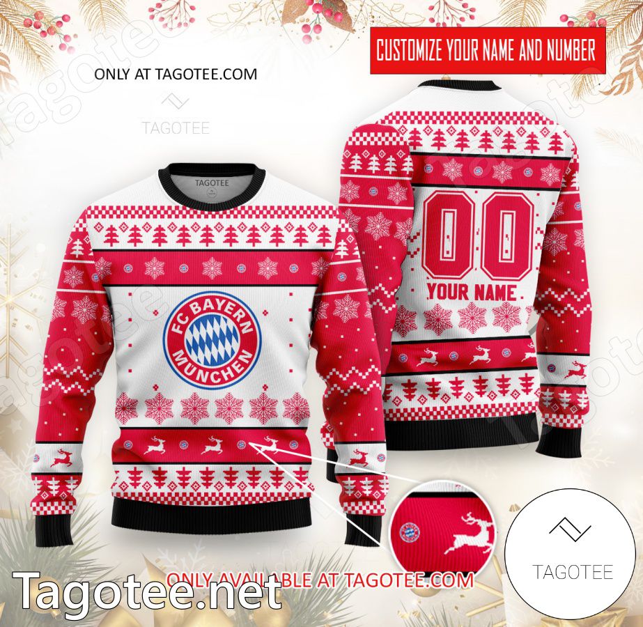 Bayern Basketball Custom Ugly Christmas Sweater - MiuShop