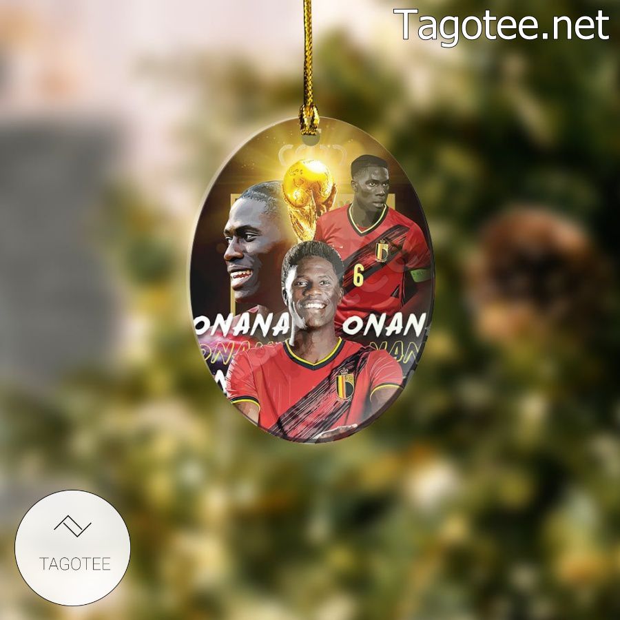 Belgium - Amadou Onana Xmas Ornament