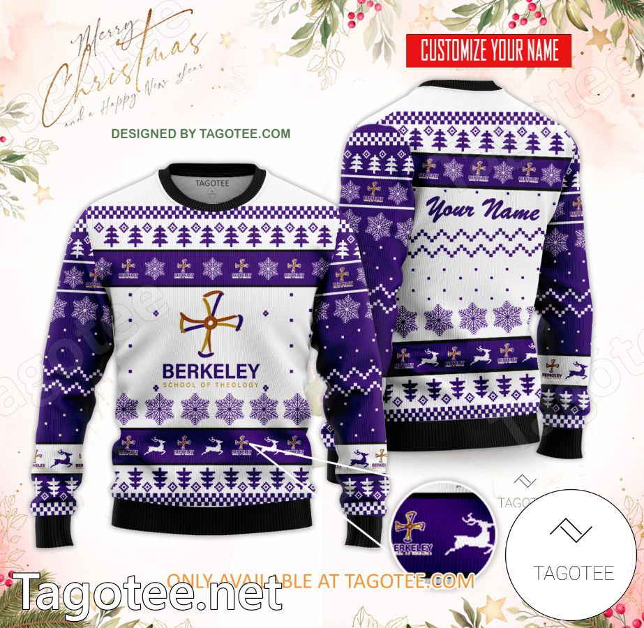 Berkeley School of Theology Custom Ugly Christmas Sweater - BiShop