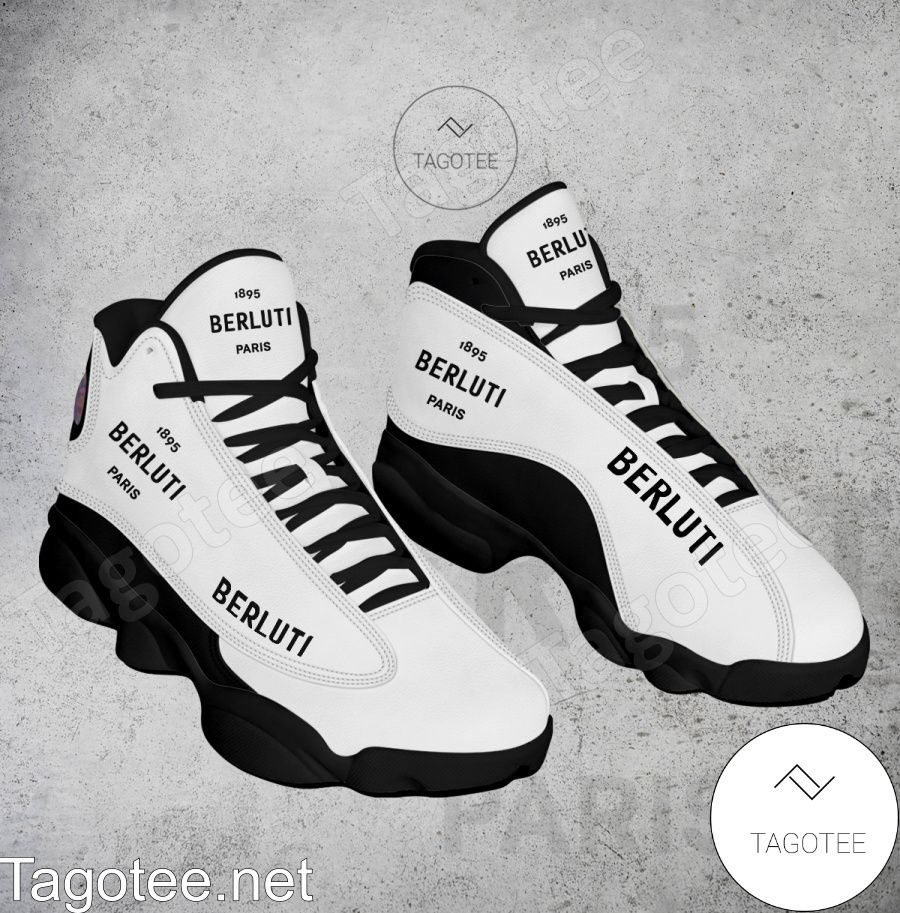 Berluti Logo Air Jordan 13 Shoes - EmonShop a