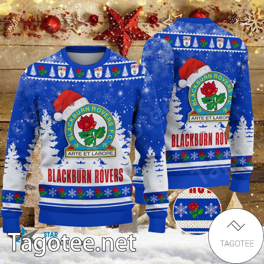 Blackburn Rovers Sport Ugly Christmas Sweater