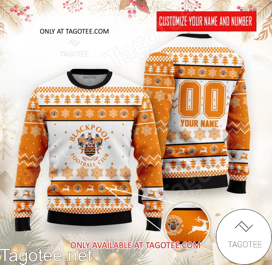 Blackpool Custom Ugly Christmas Sweater