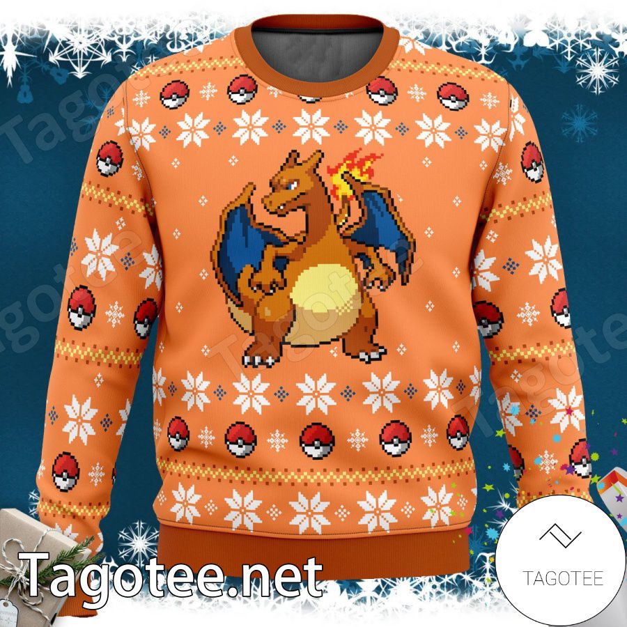 Blaze Charizard Pokemon Xmas Ugly Christmas Sweater