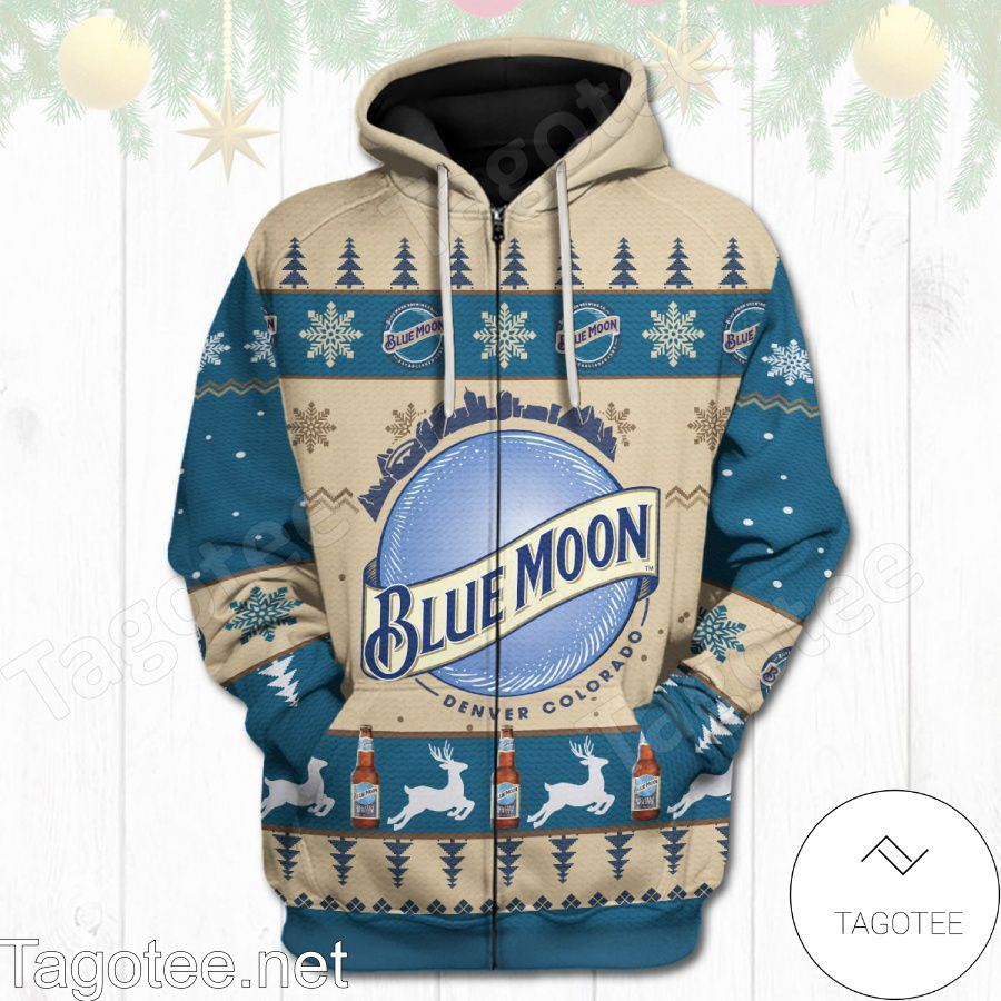 Blue Moon Christmas Hoodie