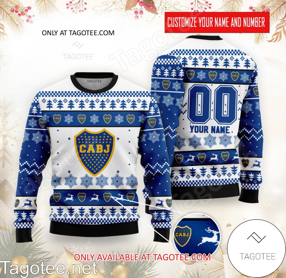 Boca Juniors Custom Ugly Christmas Sweater - BiShop