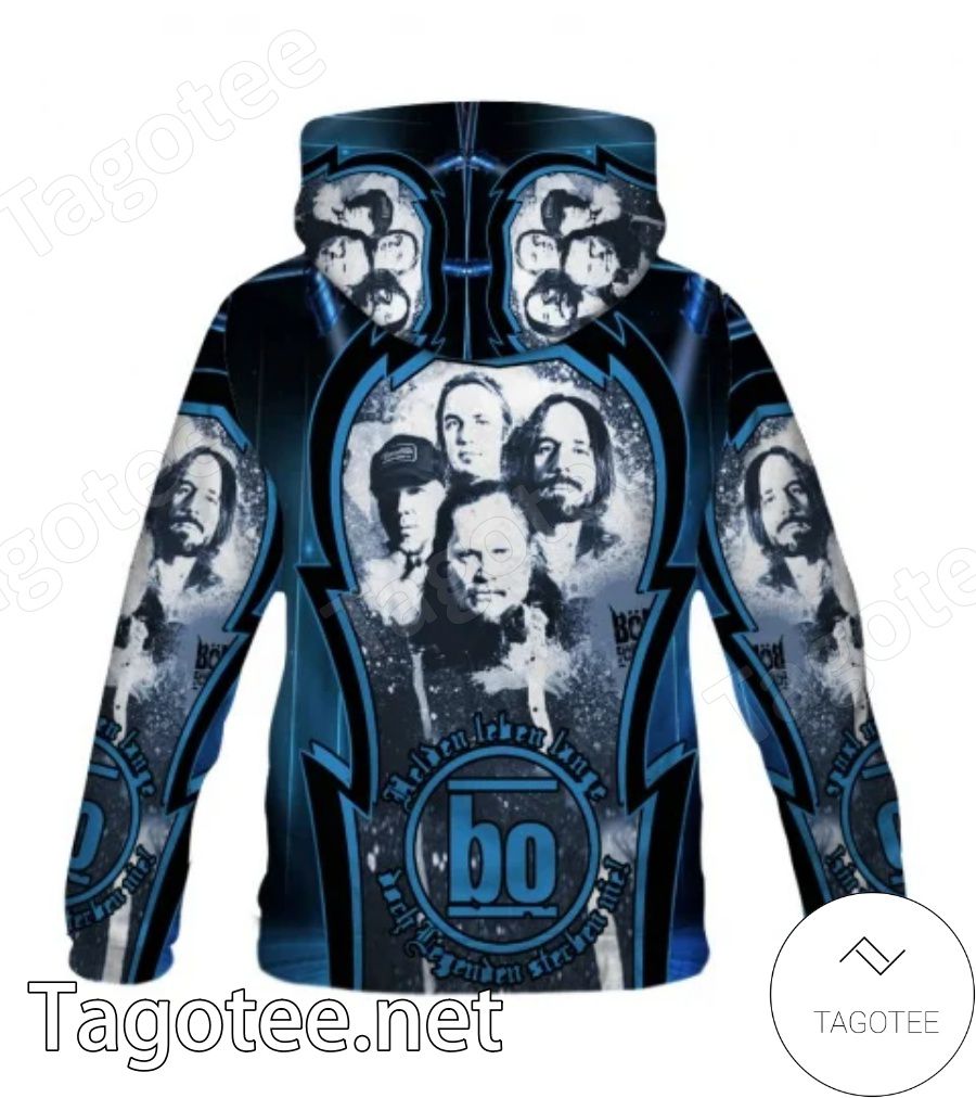 Bohse Onkelz Band Blue Hoodie a