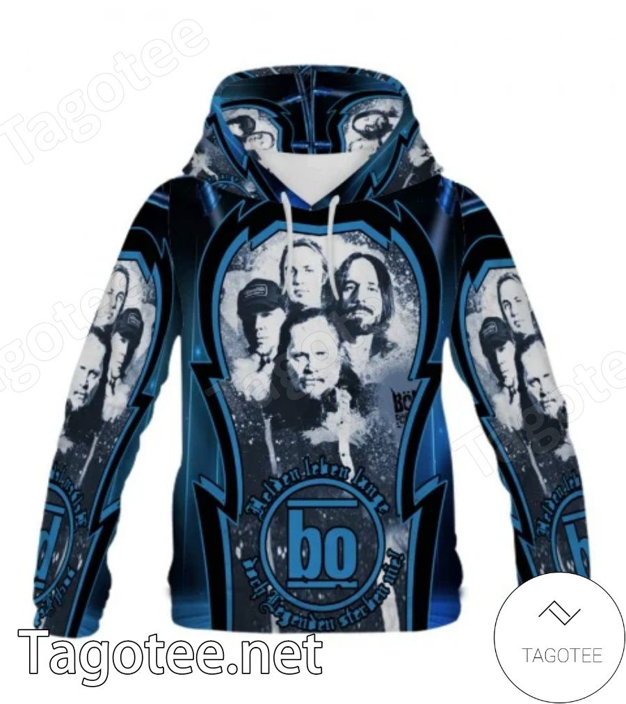 Bohse Onkelz Band Blue Hoodie