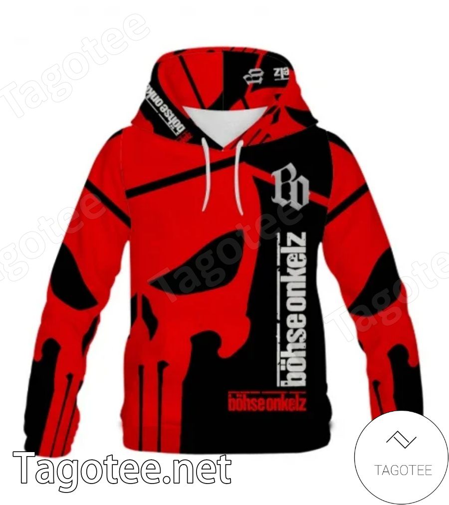 Bohse Onkelz Red Skull Hoodie