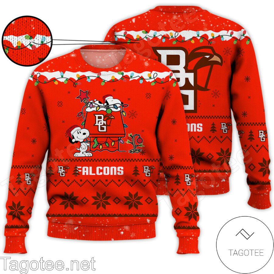 Bowling Green Falcons Snoopy NCAA Ugly Christmas Sweater