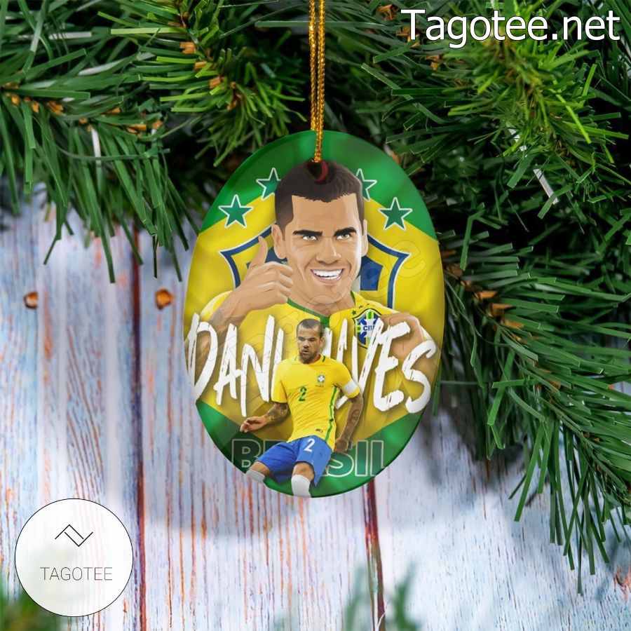 Brazil - Dani Alves Xmas Ornament