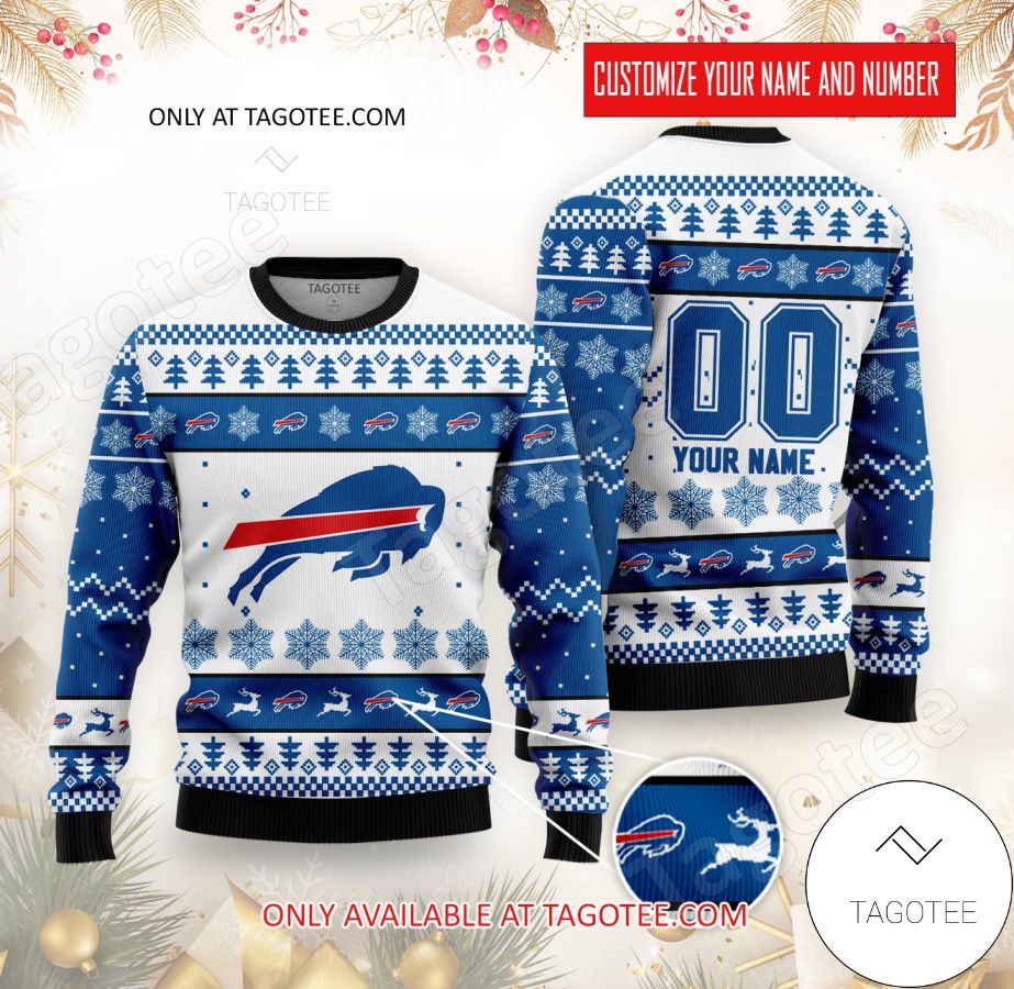 Buffalo Bills Custom Ugly Christmas Sweater - EmonShop