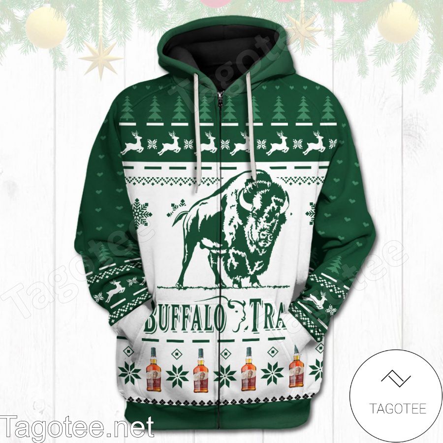 Buffalo Trace Christmas Hoodie