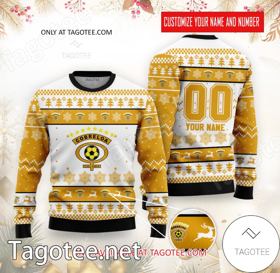 CD Cobreloa Custom Ugly Christmas Sweater - EmonShop