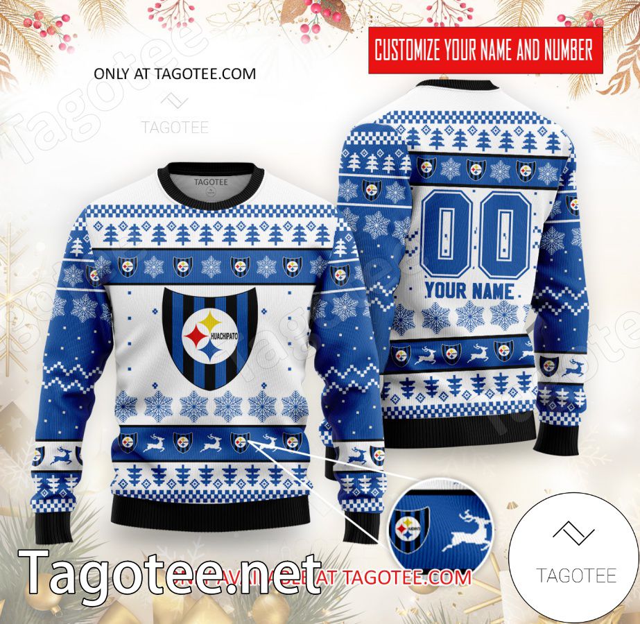 CD Huachipato Custom Ugly Christmas Sweater - EmonShop