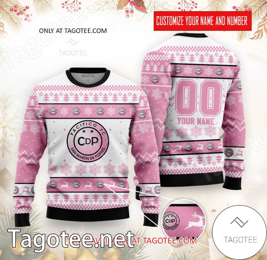 CD Pacífico Custom Ugly Christmas Sweater - EmonShop