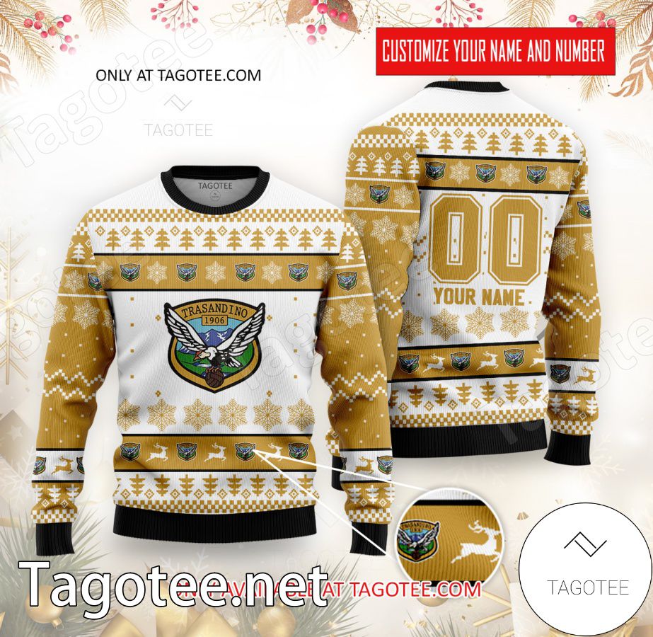 CD Trasandino Custom Ugly Christmas Sweater - EmonShop