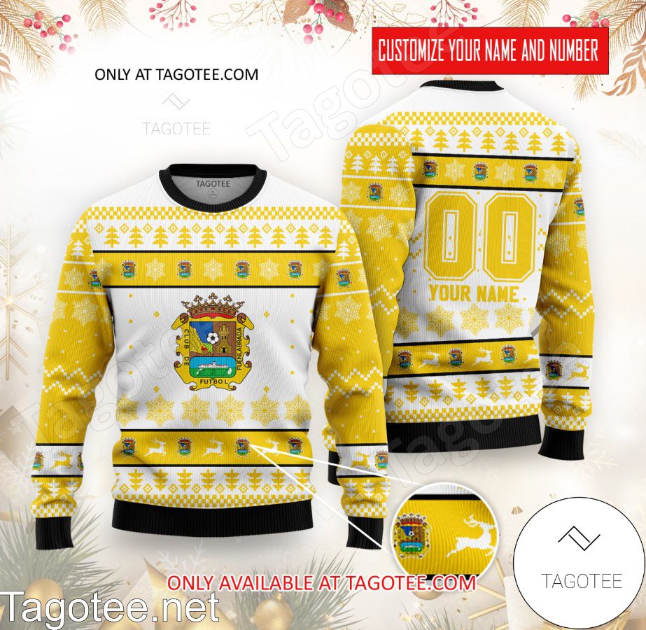 CF Fuenlabrada Custom Ugly Christmas Sweater