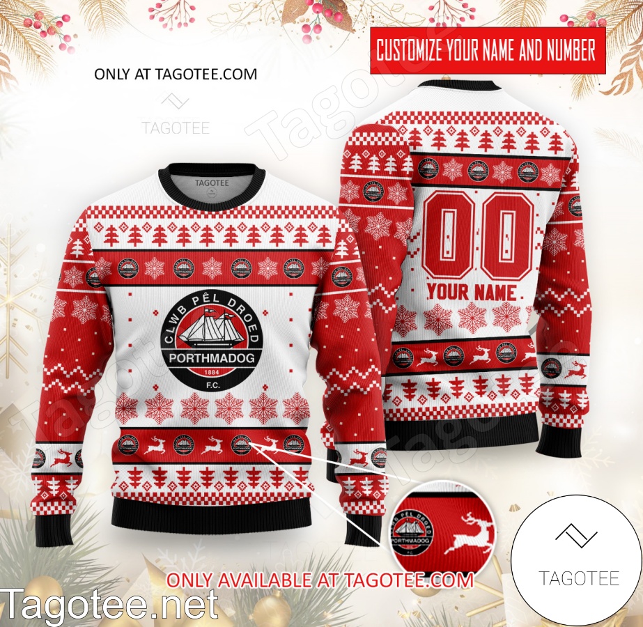 CPD Porthmadog Custom Ugly Christmas Sweater - EmonShop