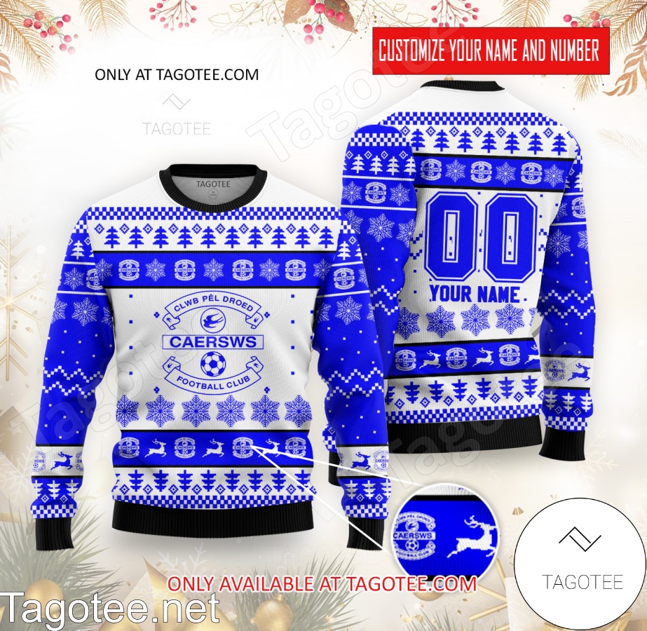 Caersws Custom Ugly Christmas Sweater - EmonShop