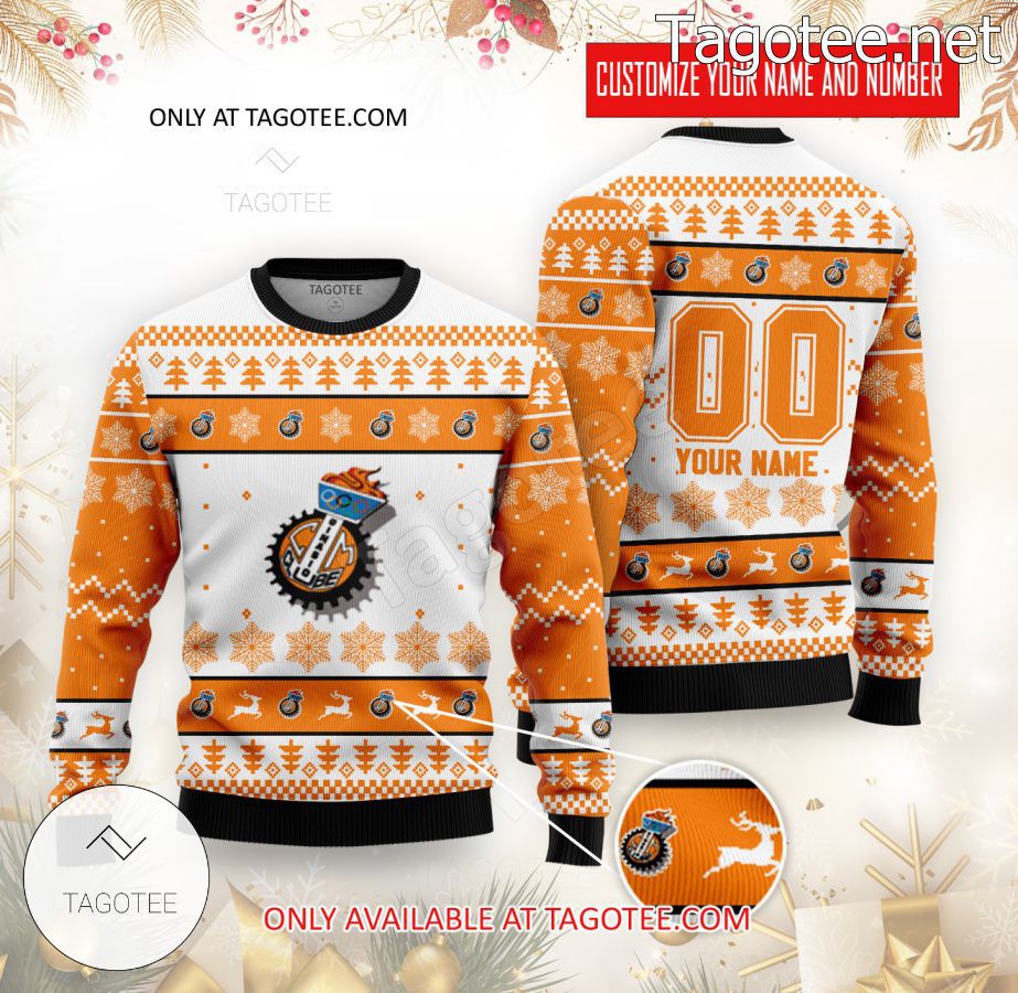 Castelo Maia GC Volleyball Custom Ugly Christmas Sweater - BiShop