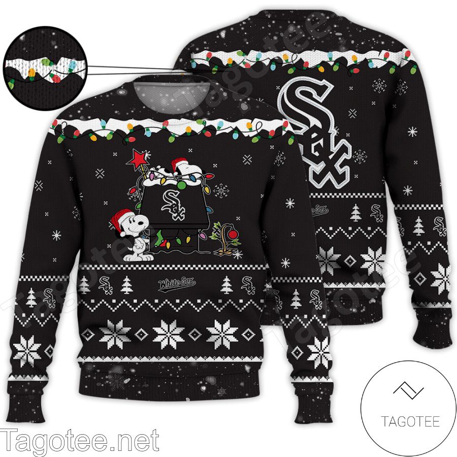 Chicago White Sox Snoopy MLB Ugly Christmas Sweater