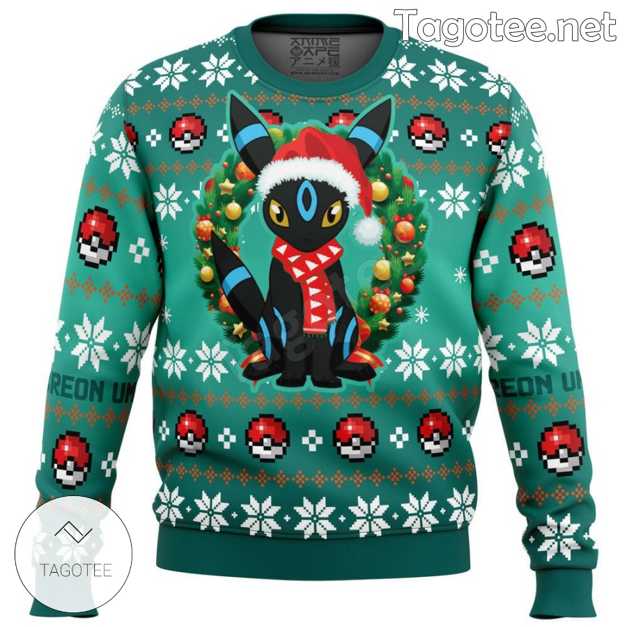 Christmas Umbreon Pokemon Xmas Ugly Christmas Sweater