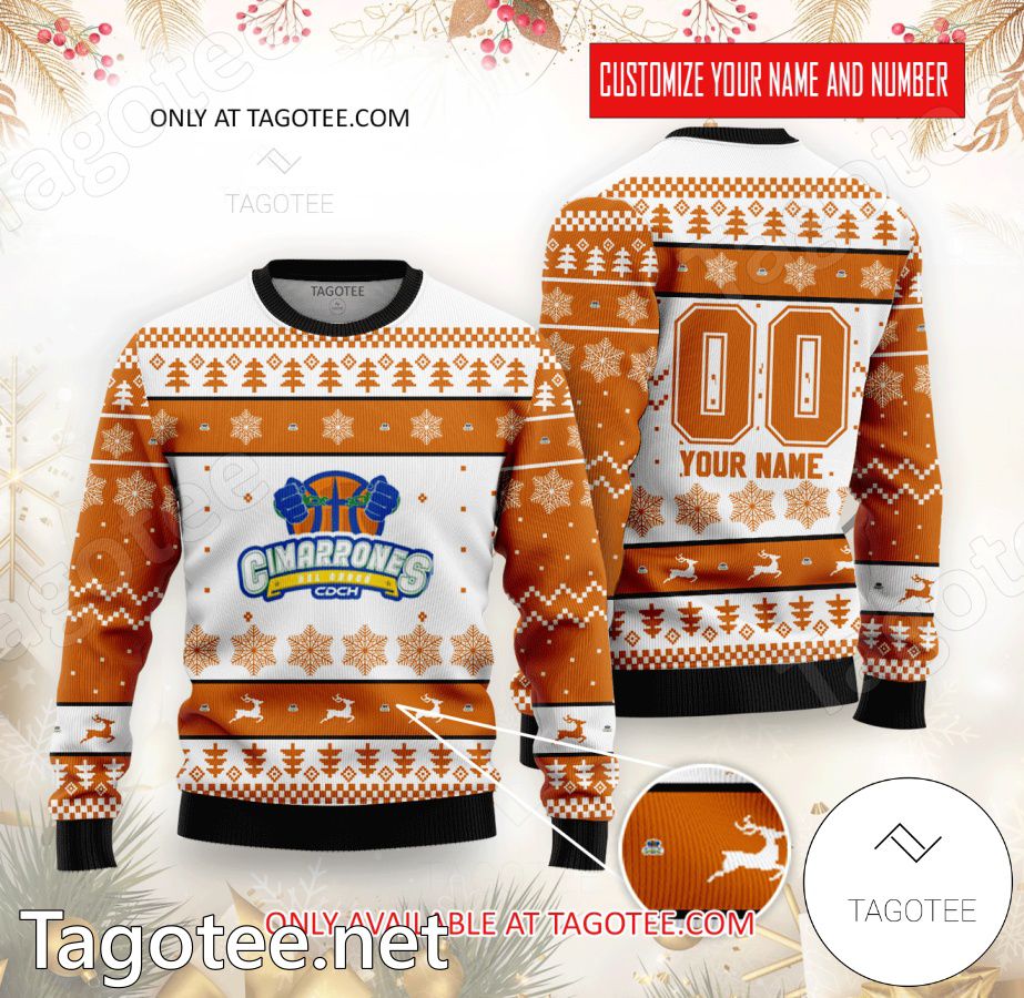 Cimarrones del Choco Basketball Custom Ugly Christmas Sweater - MiuShop