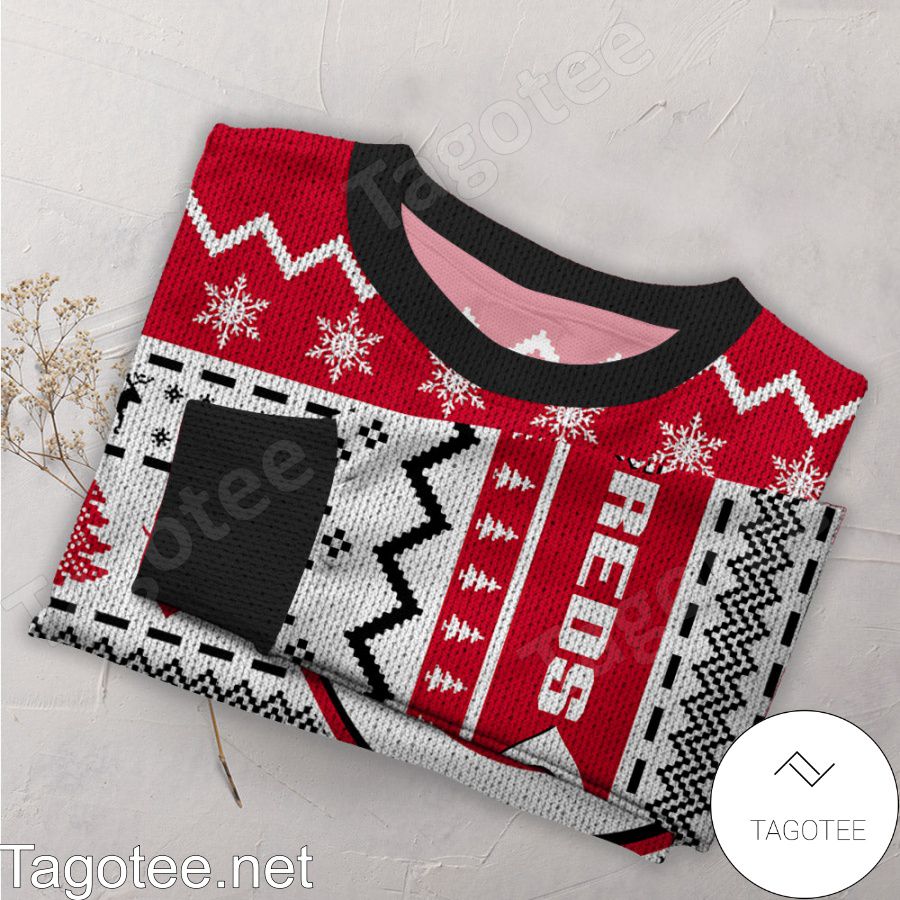 Cincinnati Reds MLB Baseball Knit Pattern Ugly Christmas Sweater a