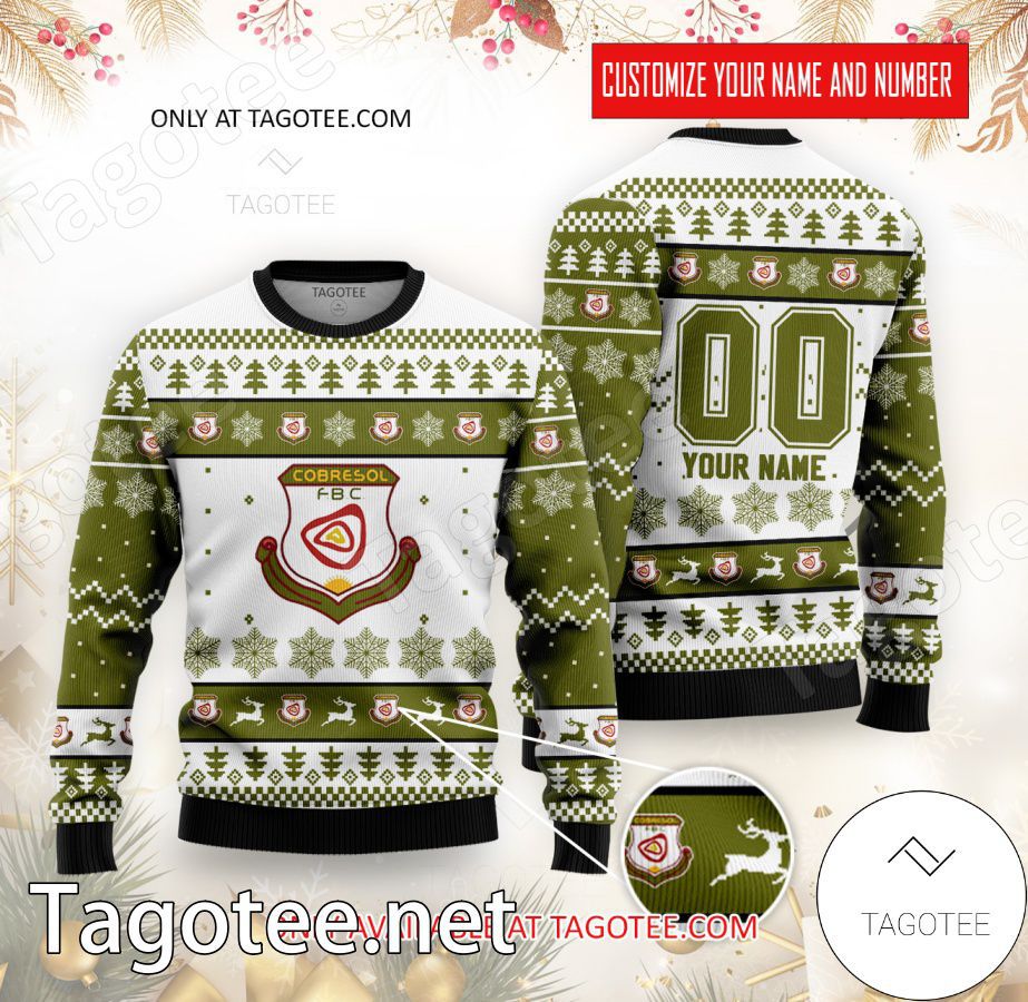 Cobresol FBC Custom Ugly Christmas Sweater - EmonShop