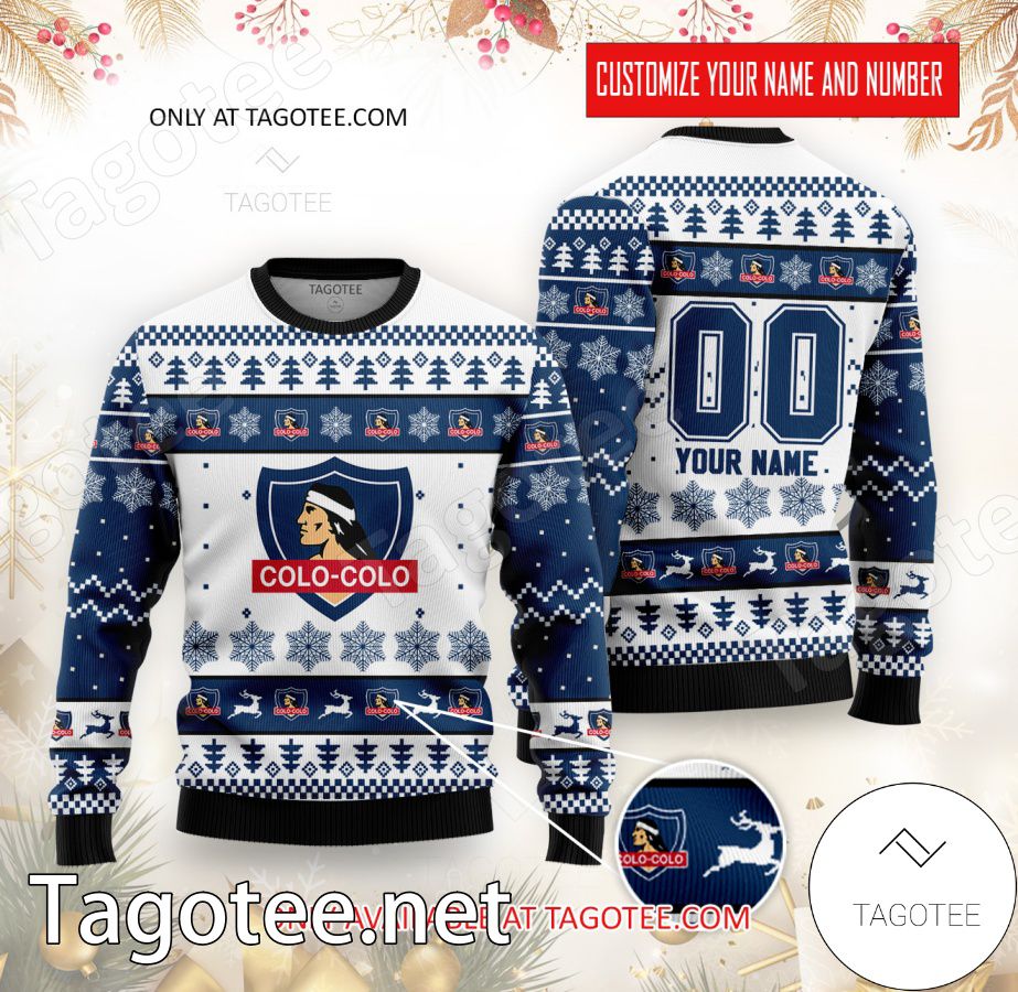 Colo Colo Custom Ugly Christmas Sweater - EmonShop