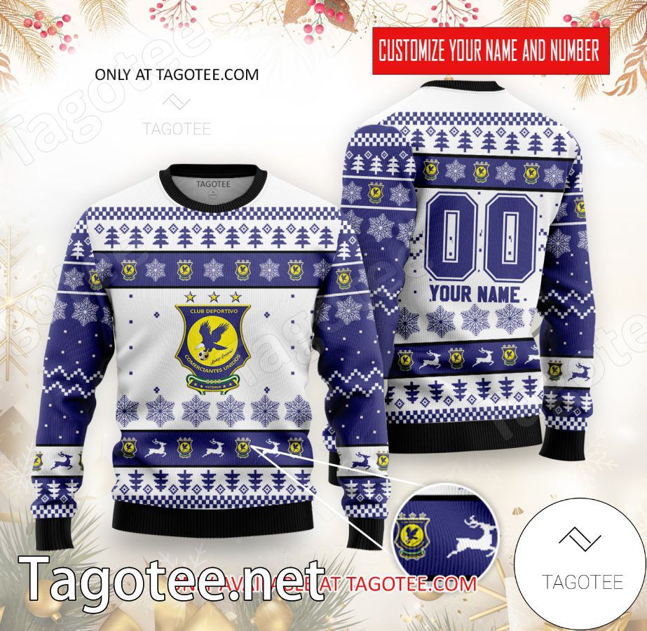 Comerciantes Unidos Custom Ugly Christmas Sweater - EmonShop