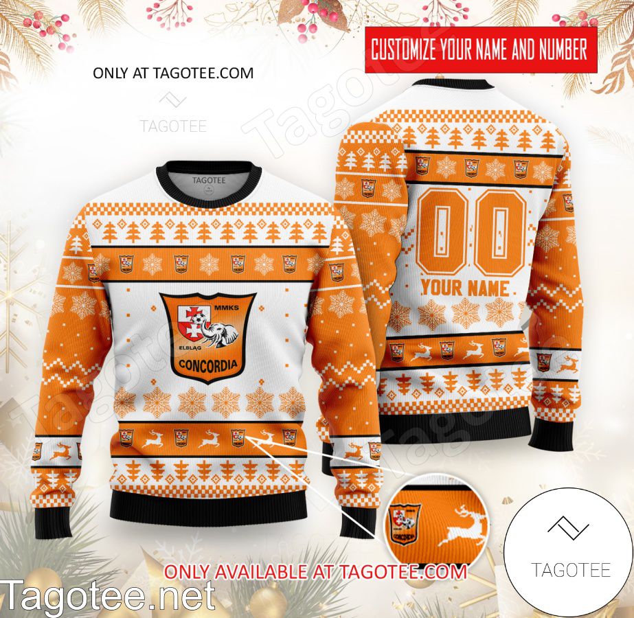 Concordia Elblag Custom Ugly Christmas Sweater - MiuShop