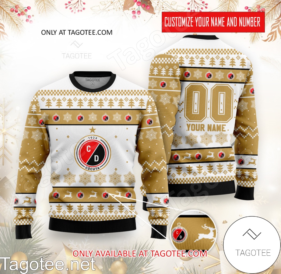 Cúcuta Deportivo Custom Ugly Christmas Sweater - EmonShop