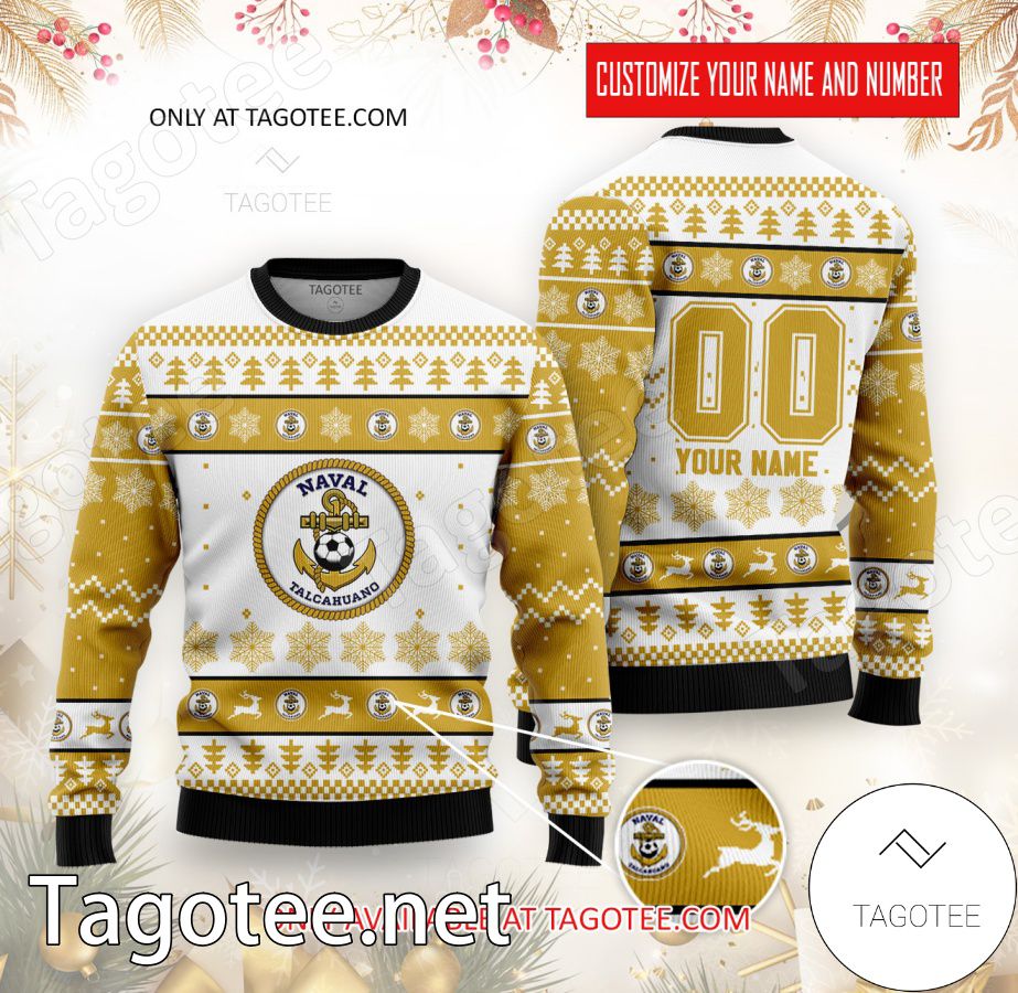 Deportes Naval Custom Ugly Christmas Sweater - EmonShop