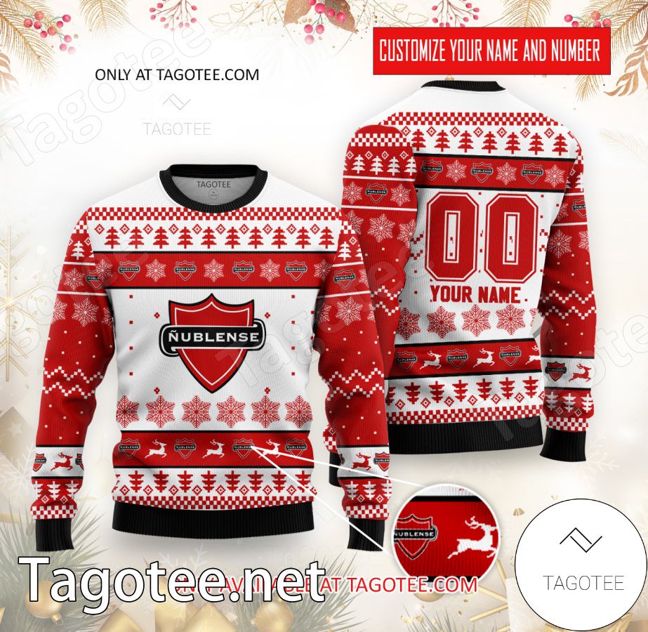 Deportivo Ñublense Custom Ugly Christmas Sweater - EmonShop