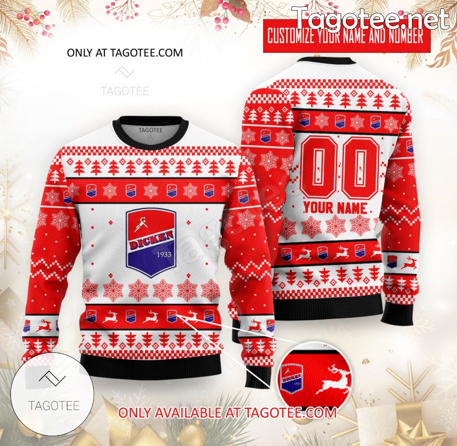 Dicken Handball Custom Ugly Christmas Sweater - BiShop