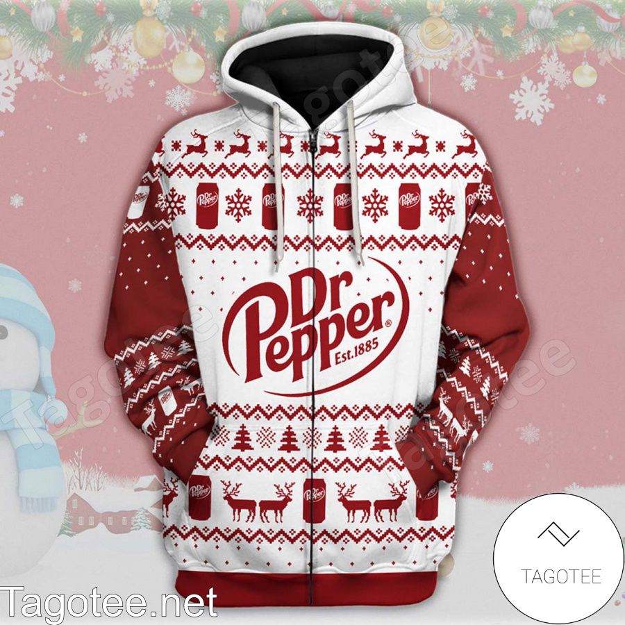 Dr Pepper Christmas Hoodie