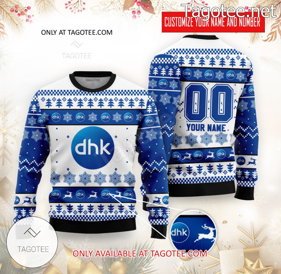 Drammen HK Handball Custom Ugly Christmas Sweater - BiShop