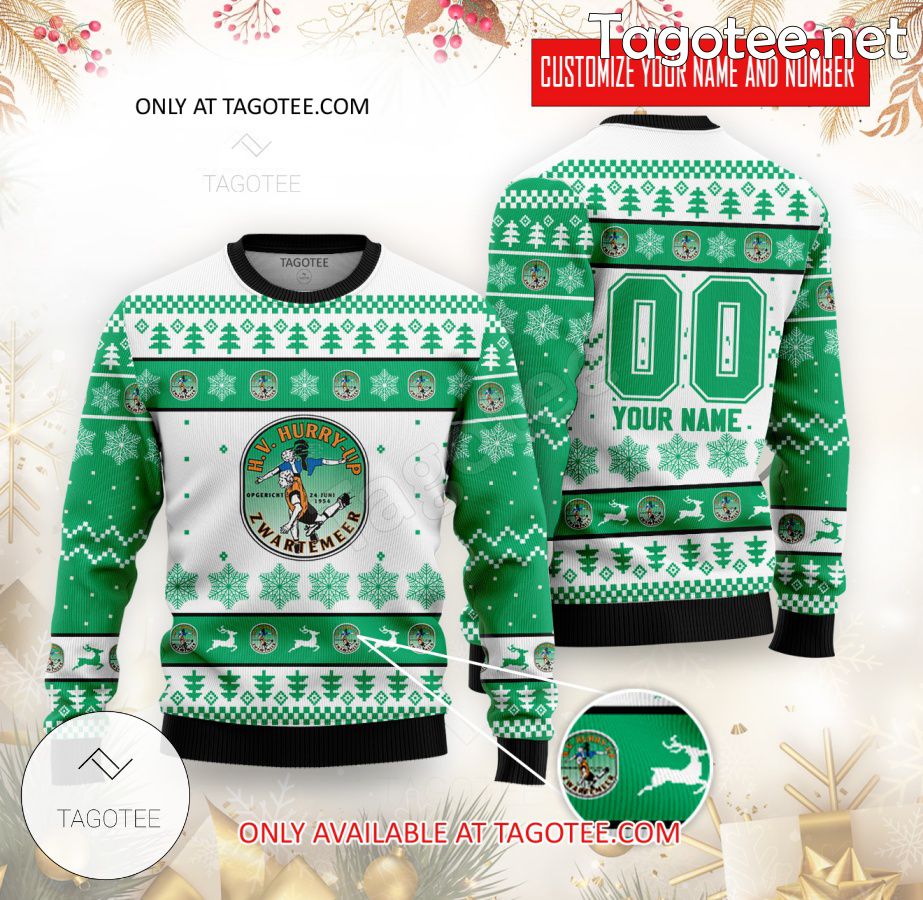 Drenth Groep Hurry-Up Handball Custom Ugly Christmas Sweater - BiShop