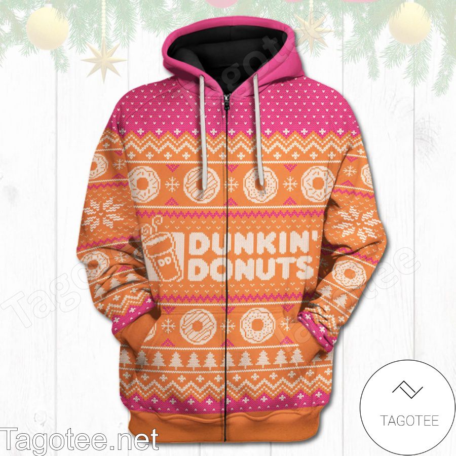 Dunkin Donuts Christmas Hoodie