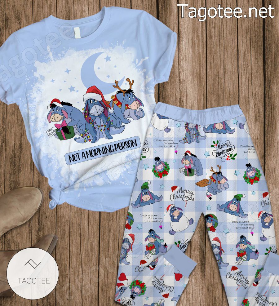 Eeyore Not A Morning Person Pajamas Set