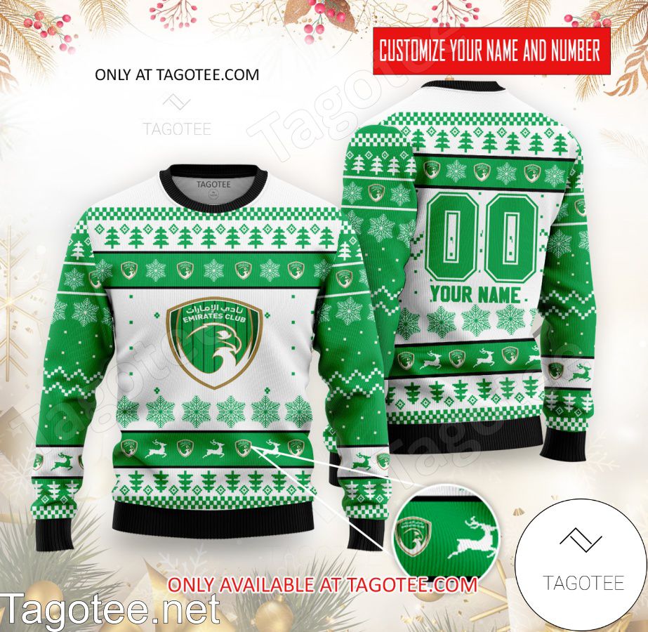 Emirates Club Custom Ugly Christmas Sweater - MiuShop