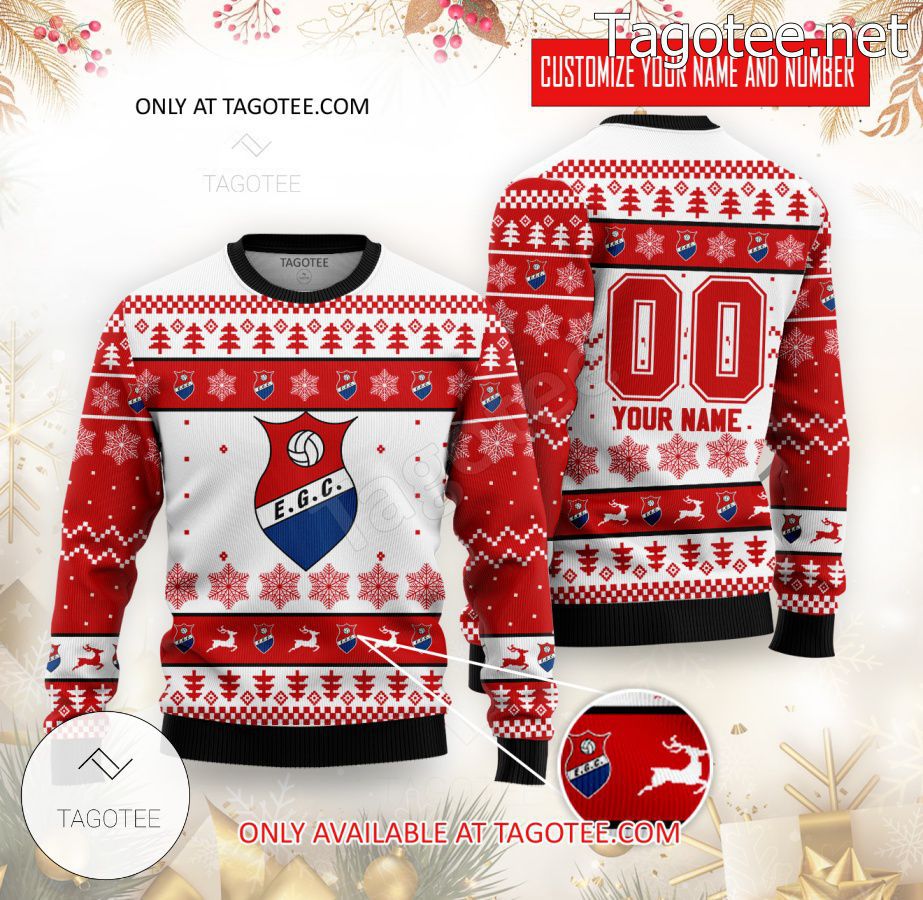 Esmoriz GC Volleyball Custom Ugly Christmas Sweater - BiShop