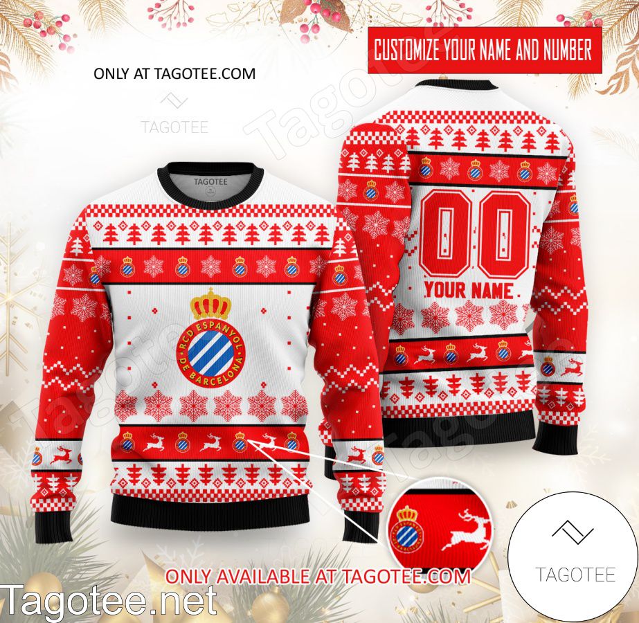 Espanyol Custom Ugly Christmas Sweater