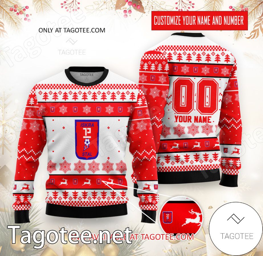 FC Iskra-Stal Custom Ugly Christmas Sweater - MiuShop